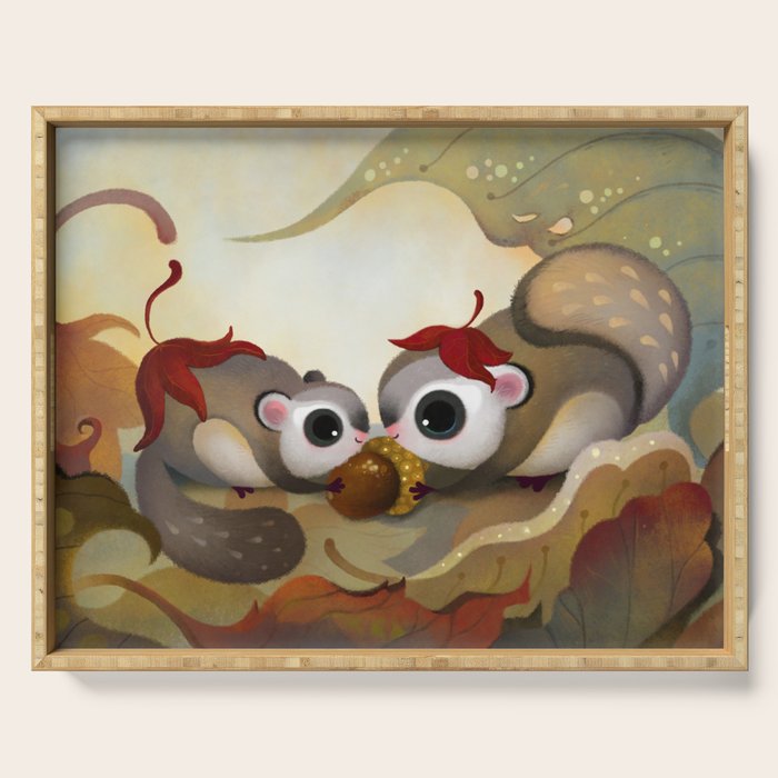 For the coming winter Serving Tray Gallery Image 1