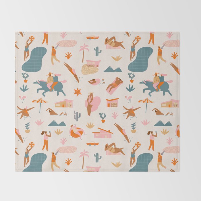 Palm Springs Throw Blanket Gallery Image 2