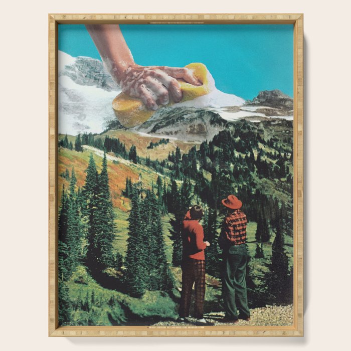 Rub-A-Dub Ridge / Mountain Scrub Serving Tray Gallery Image 1