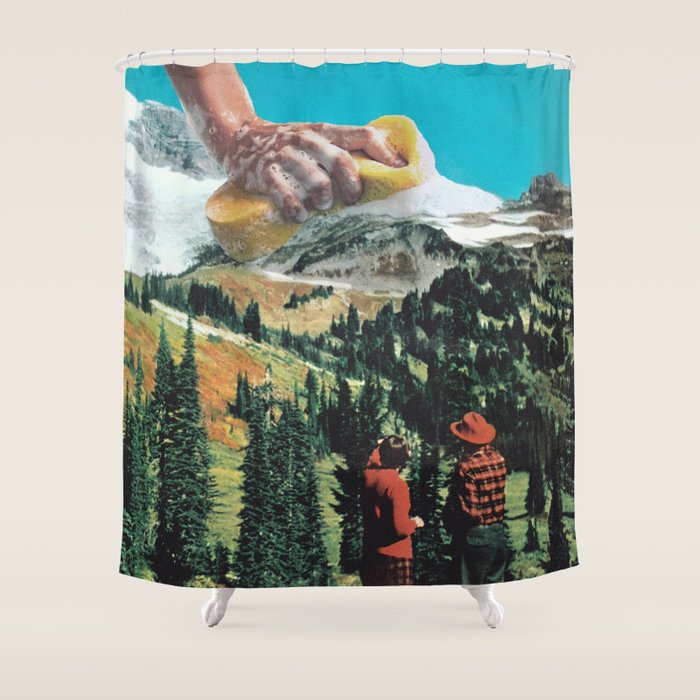 Rub-A-Dub Ridge / Mountain Scrub Shower Curtain Gallery Image 1