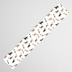 Australian Shepherd Colors Pattern Table Runner Gallery Image 3