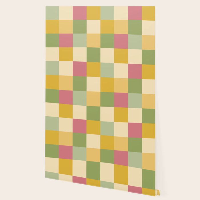 Bold Vintage Checks Pattern - Large XIX Wallpaper Gallery Image 2