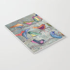 Colorful Birds Banter Notebook Gallery Image 3