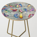 Colorful Birds Banter Side Table Gallery Image 2