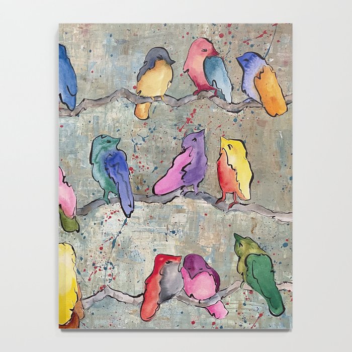 Colorful Birds Banter Notebook Gallery Image 4