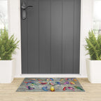 Colorful Birds Banter Welcome Mat Gallery Image 3