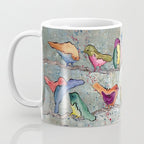 Colorful Birds Banter Coffee Mug Gallery Image 3