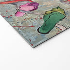 Colorful Birds Banter Welcome Mat Gallery Image 2