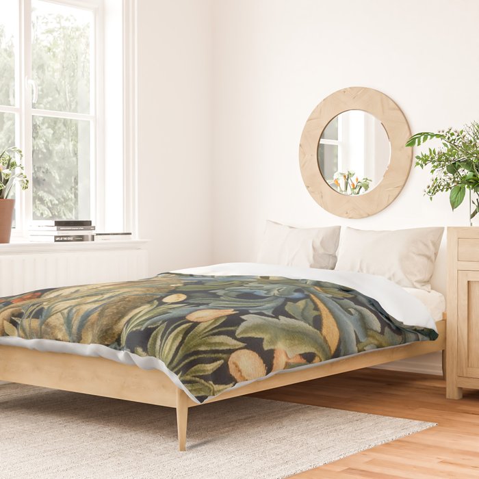 William Morris Forest Rabbit , Morris Floral Duvet Cover Gallery Image 2