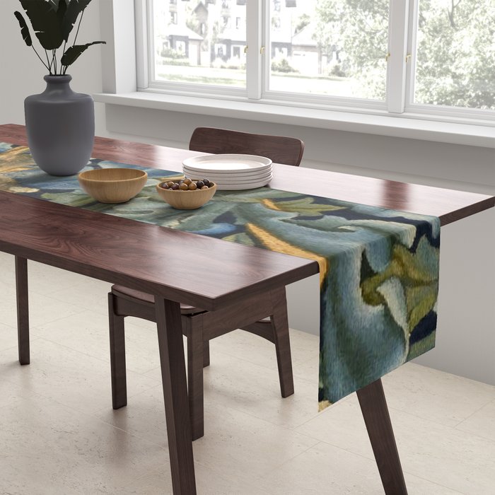 William Morris Forest Rabbit , Morris Floral Table Runner Gallery Image 2