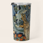 William Morris Forest Rabbit , Morris Floral Travel Mug Gallery Image 3