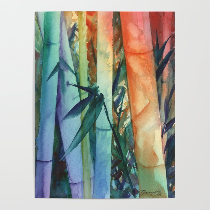 Kauai Rainbow Bamboo 2 Poster Gallery Image 1
