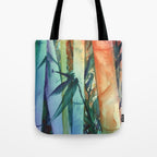 Kauai Rainbow Bamboo 2 Tote Bag Gallery Image 1