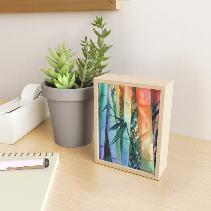 Kauai Rainbow Bamboo 2 Mini Art Print Gallery Image 2
