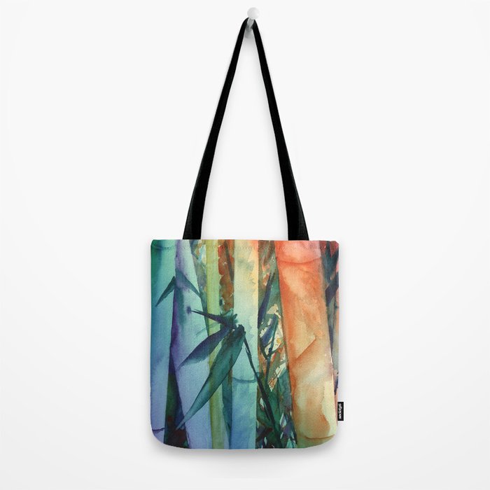 Kauai Rainbow Bamboo 2 Tote Bag Gallery Image 2