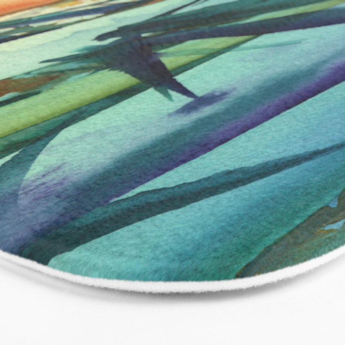 Kauai Rainbow Bamboo 2 Bath Mat Gallery Image 3