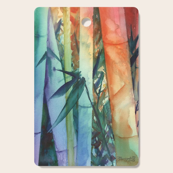 Kauai Rainbow Bamboo 2 Cutting Board Gallery Image 1