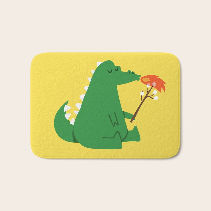 Dragon and Marshmallow Bath Mat Gallery Image 1