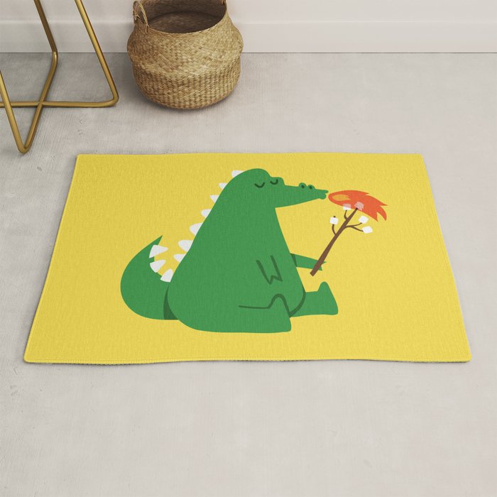 Dragon and Marshmallow Rug Gallery Image 1
