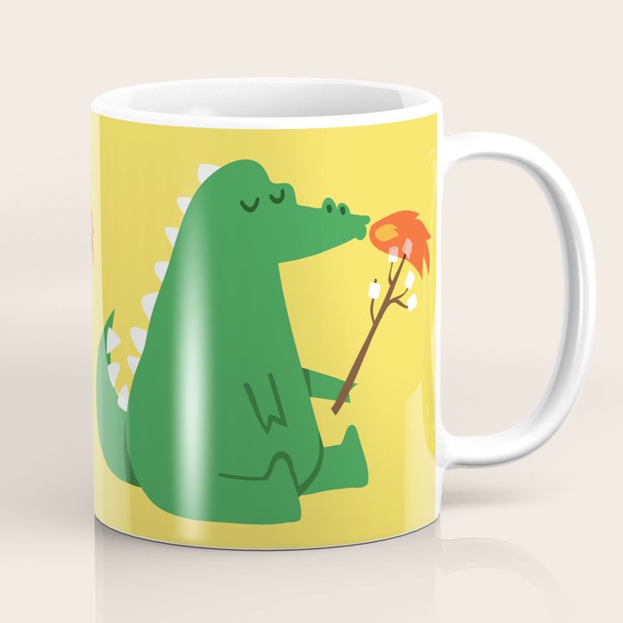 Dragon and Marshmallow Coffee Mug Gallery Image 1