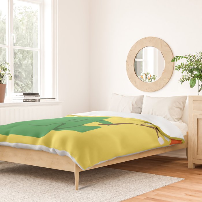 Dragon and Marshmallow Duvet Cover Gallery Image 2