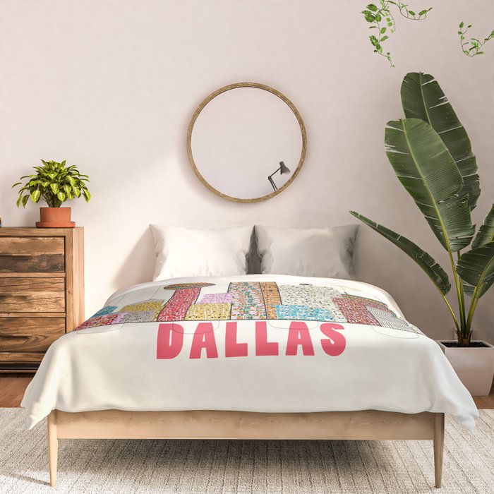 dallas skyline  Comforter Gallery Image 3