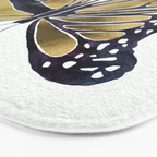 Gold Butterfly Bath Mat Gallery Image 3