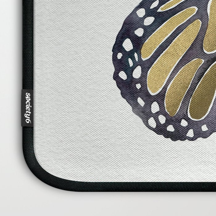 Gold Butterfly Laptop Sleeve Gallery Image 3