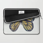 Gold Butterfly Laptop Sleeve Gallery Image 2