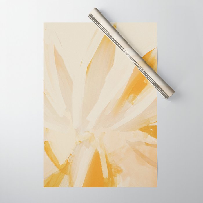 Sun Blooming Flower Wrapping Paper Gallery Image 1