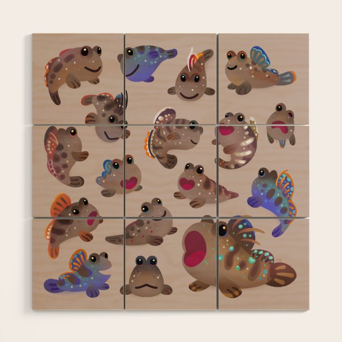 Mudskipper Wood Wall Art Gallery Image 1