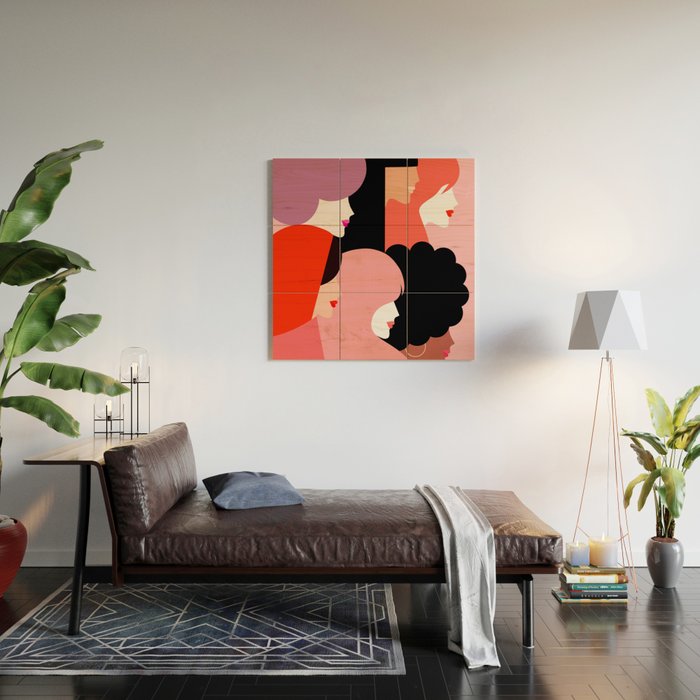 Girl Power we persist  #girlpower Wood Wall Art Gallery Image 2