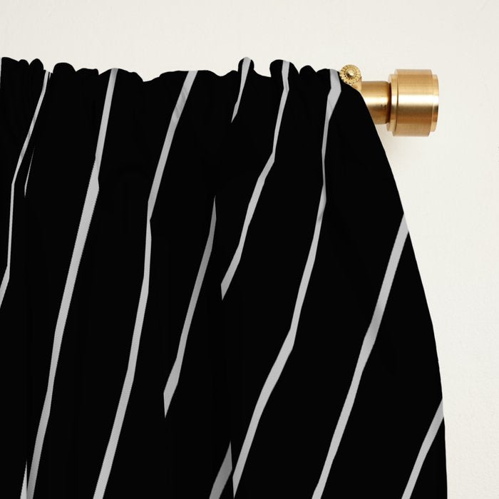 Abstraction_SUNRISE_SUNSET_BLACK_WHITE_MONO_POP_ART_0622A Window Curtain Gallery Image 2