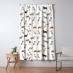 Australian Shepherd Colors Pattern Window Curtain Gallery Image 5