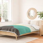 Sunny Island - Gold Green Duvet Cover Gallery Image 2