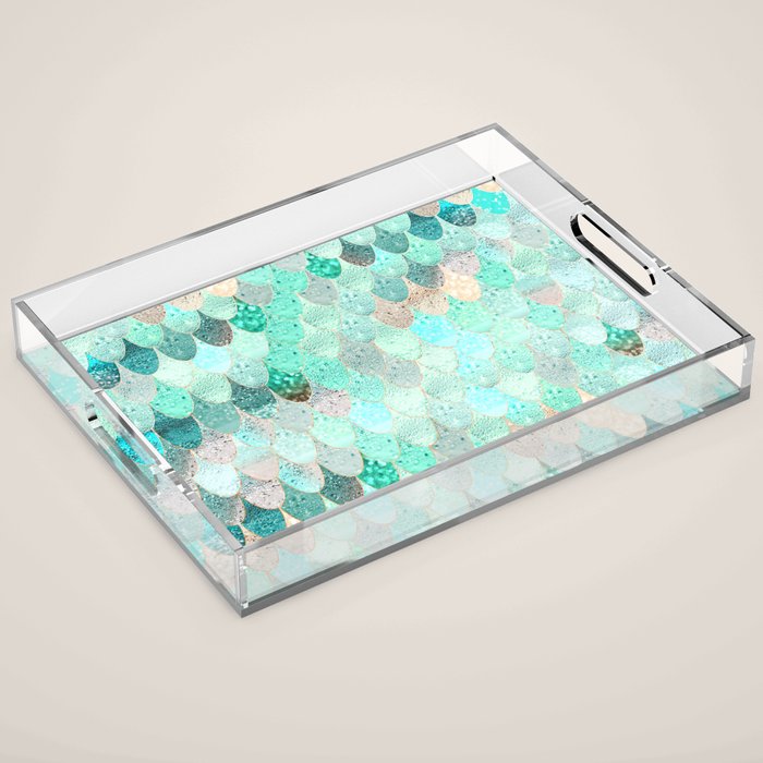 SUMMER MERMAID Acrylic Tray Gallery Image 1