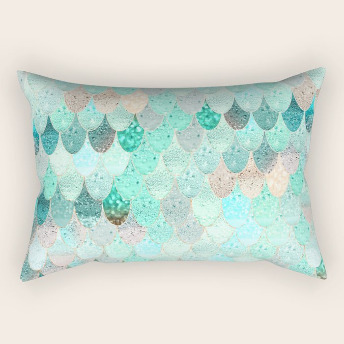 SUMMER MERMAID Rectangular Pillow Gallery Image 1