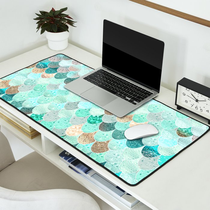 SUMMER MERMAID Desk Mat Gallery Image 2