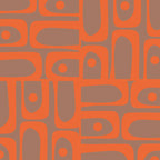 Midcentury Mid Mod Piquet Inspired by PANTONE 17 1230 Color of the Year Mocha Mousse Coffee Mug Gallery Image 2