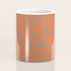 Midcentury Mid Mod Piquet Inspired by PANTONE 17 1230 Color of the Year Mocha Mousse Coffee Mug Gallery Image 4