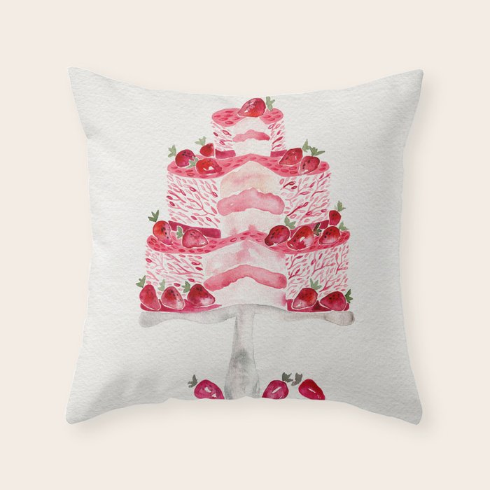 Strawberry Shortcake Throw Pillow Gallery Image 6