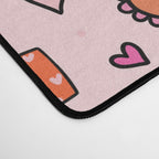 Valentine Bow Print Desk Mat Gallery Image 4
