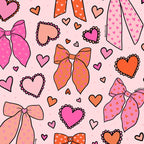 Valentine Bow Print Coffee Mug Gallery Image 2