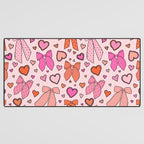 Valentine Bow Print Desk Mat Gallery Image 3