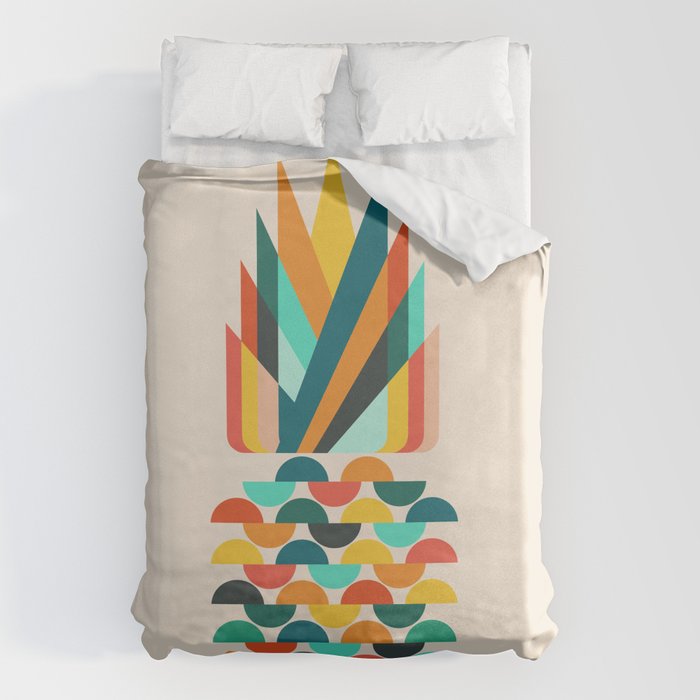 Groovy Pineapple Duvet Cover Gallery Image 1
