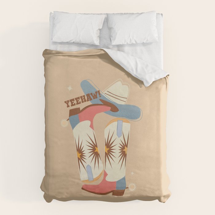 Yeehaw! Cowboy Boots Duvet Cover Gallery Image 1