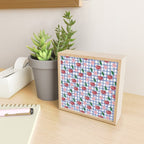 Watercolor Cherry Blossom Picnic Pattern Mini Art Print Gallery Image 2