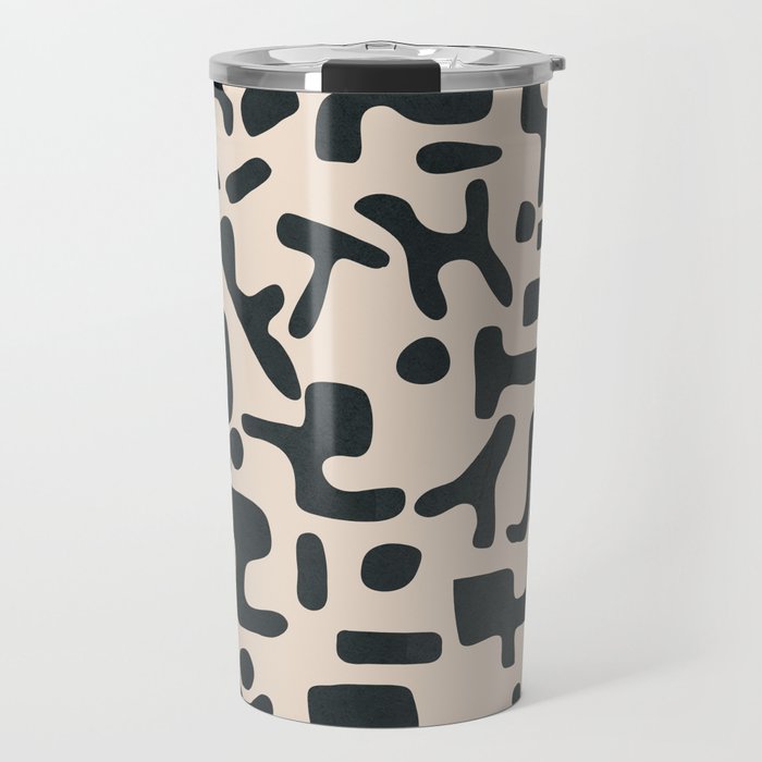 Organic Contemporary Modern Shapes 05 Travel Mug Gallery Image 1