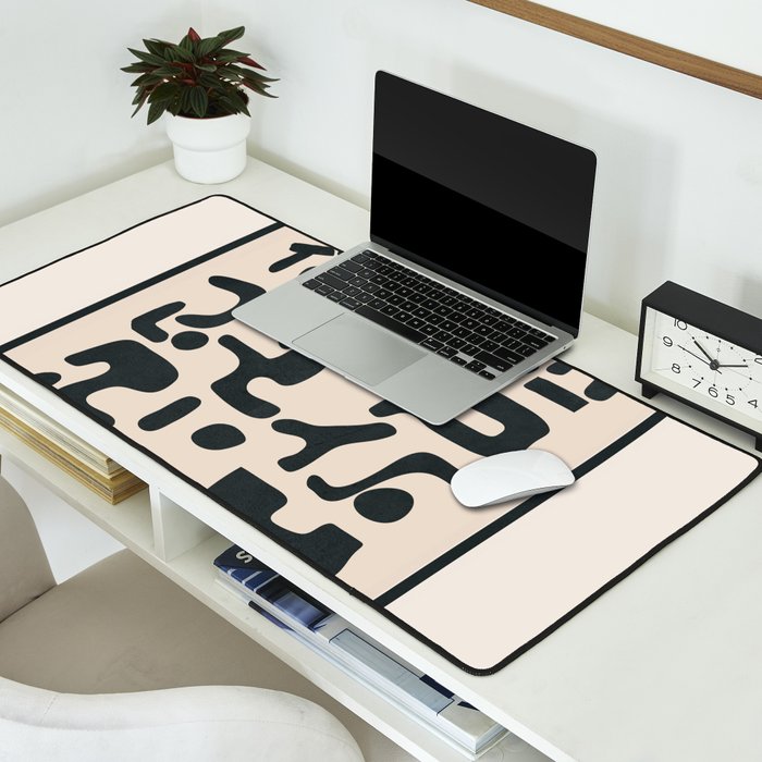 Organic Contemporary Modern Shapes 05 Desk Mat Gallery Image 2