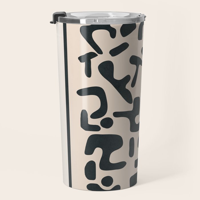 Organic Contemporary Modern Shapes 05 Travel Mug Gallery Image 3